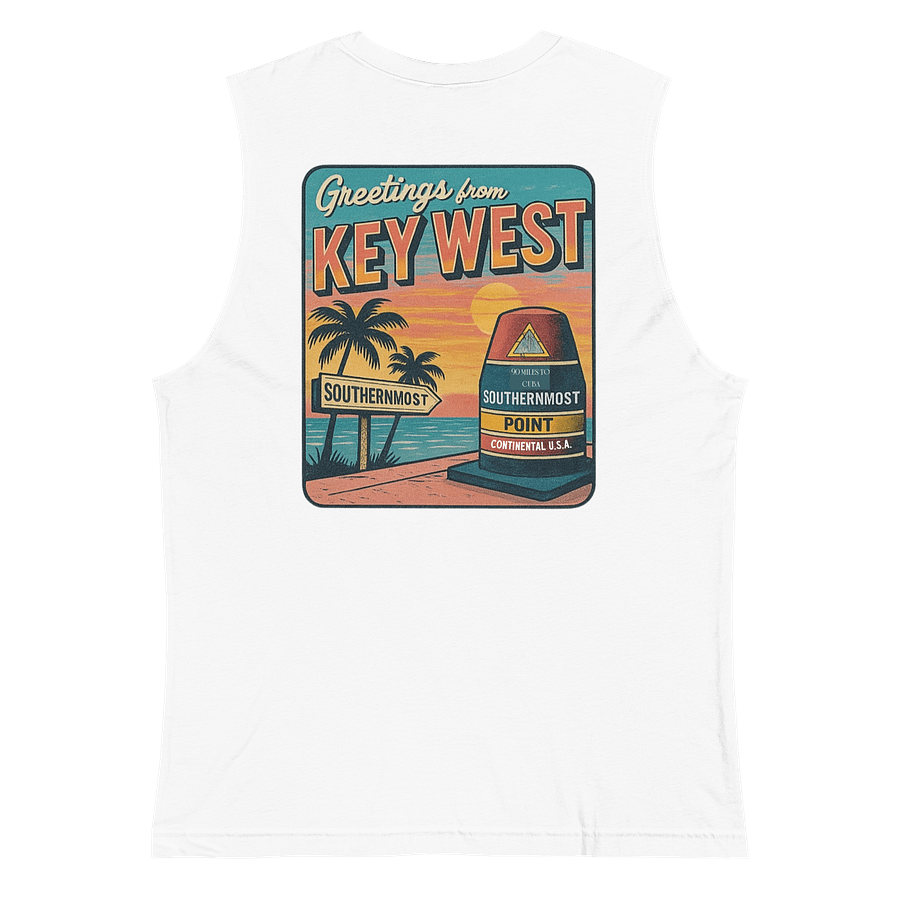 Key West Southernmost Point Men's Tank Top product image (5)