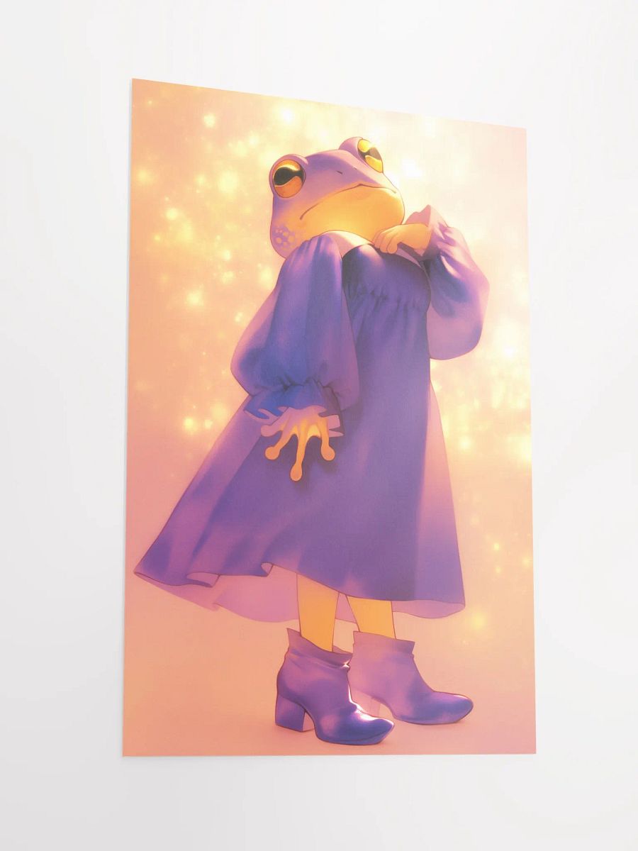 Whimsical Frog Fashion Poster product image (2)