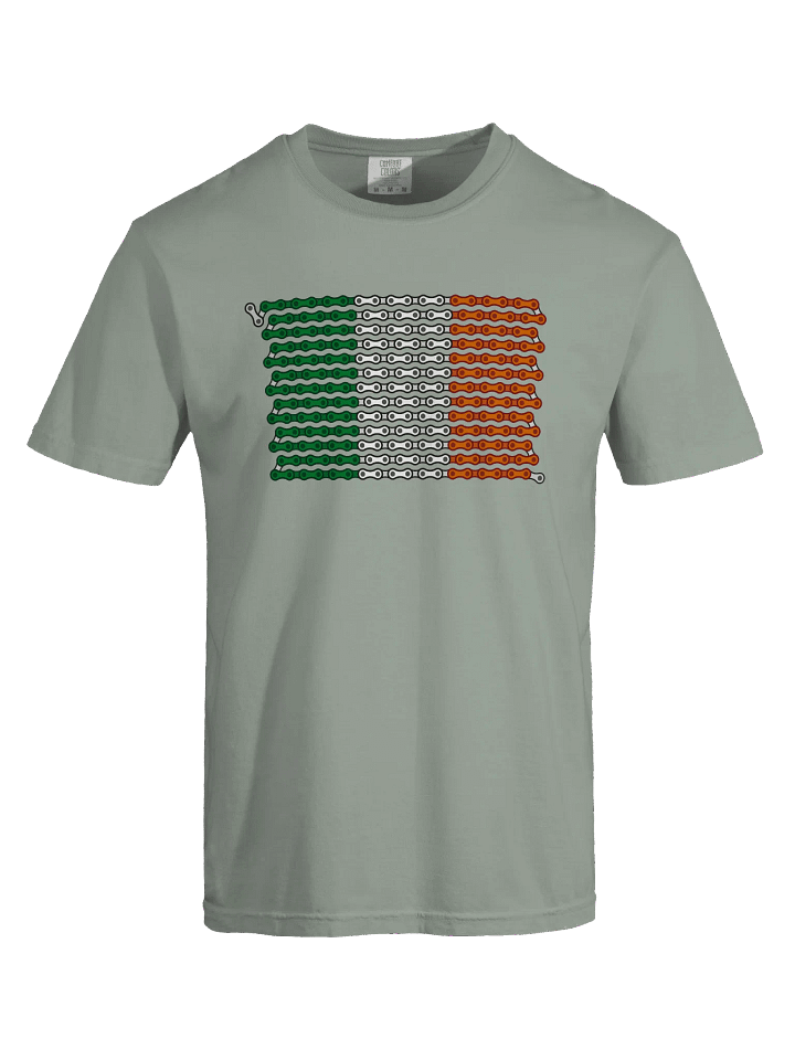 Ireland Bike Chain Flag on Heavyweight Tee product image (1)