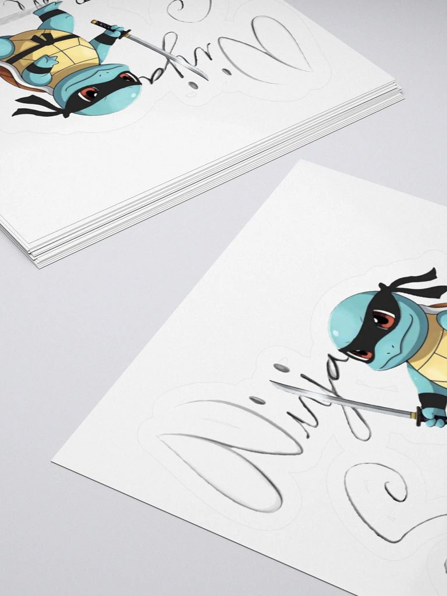 Ninja Squirlte Sticker product image (4)