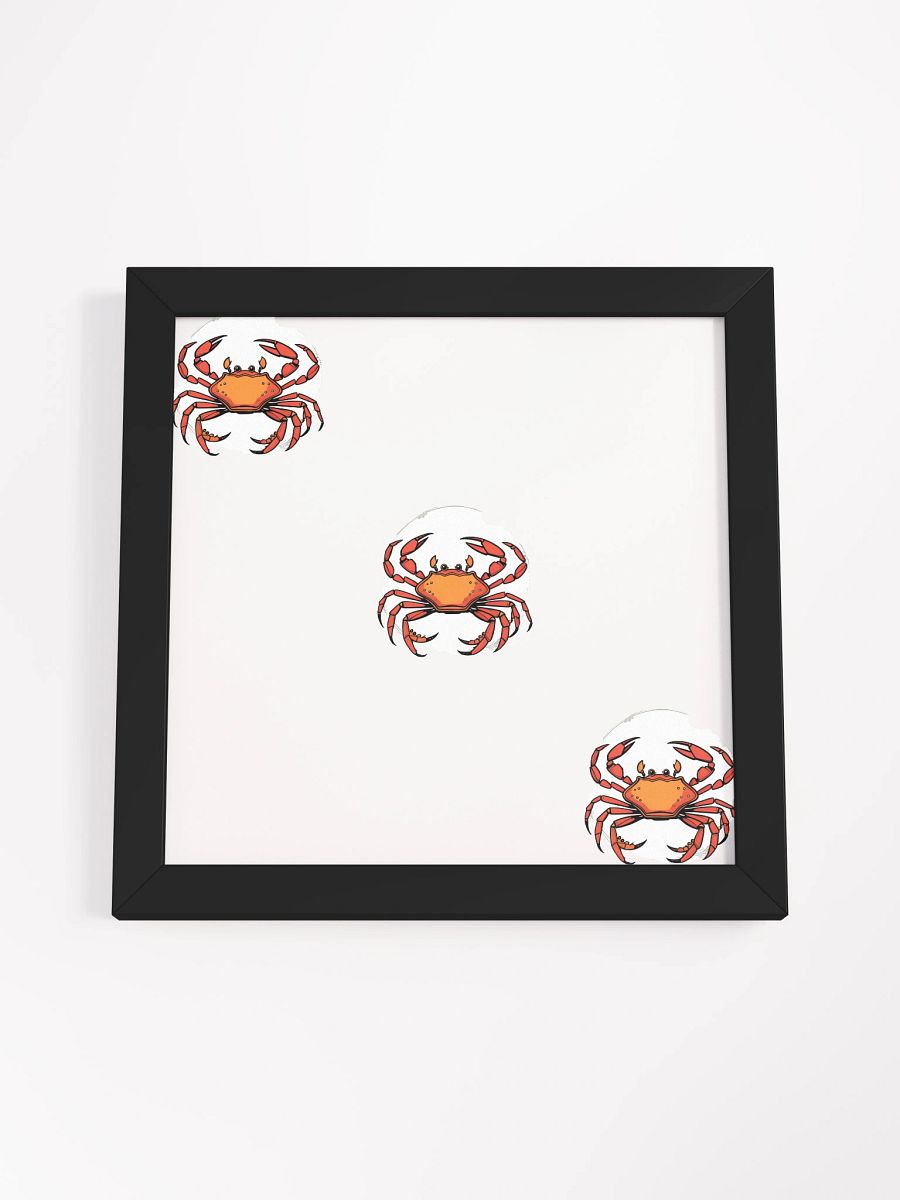 Crabtastic Cartoons Framed Matte Poster product image (59)