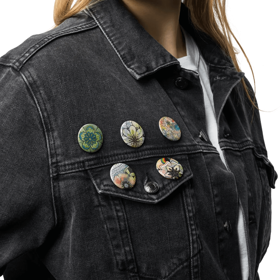 Floral Fantasy Pin Button Set product image (17)