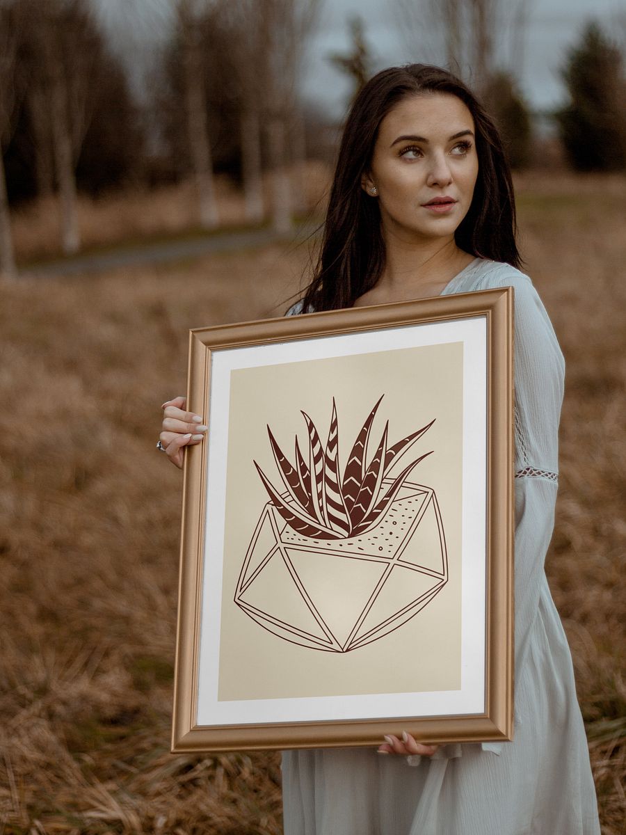Arid Aesthetics: Modern Succulent Printable Wall Art – Bring the Desert Indoors with Style product image (4)