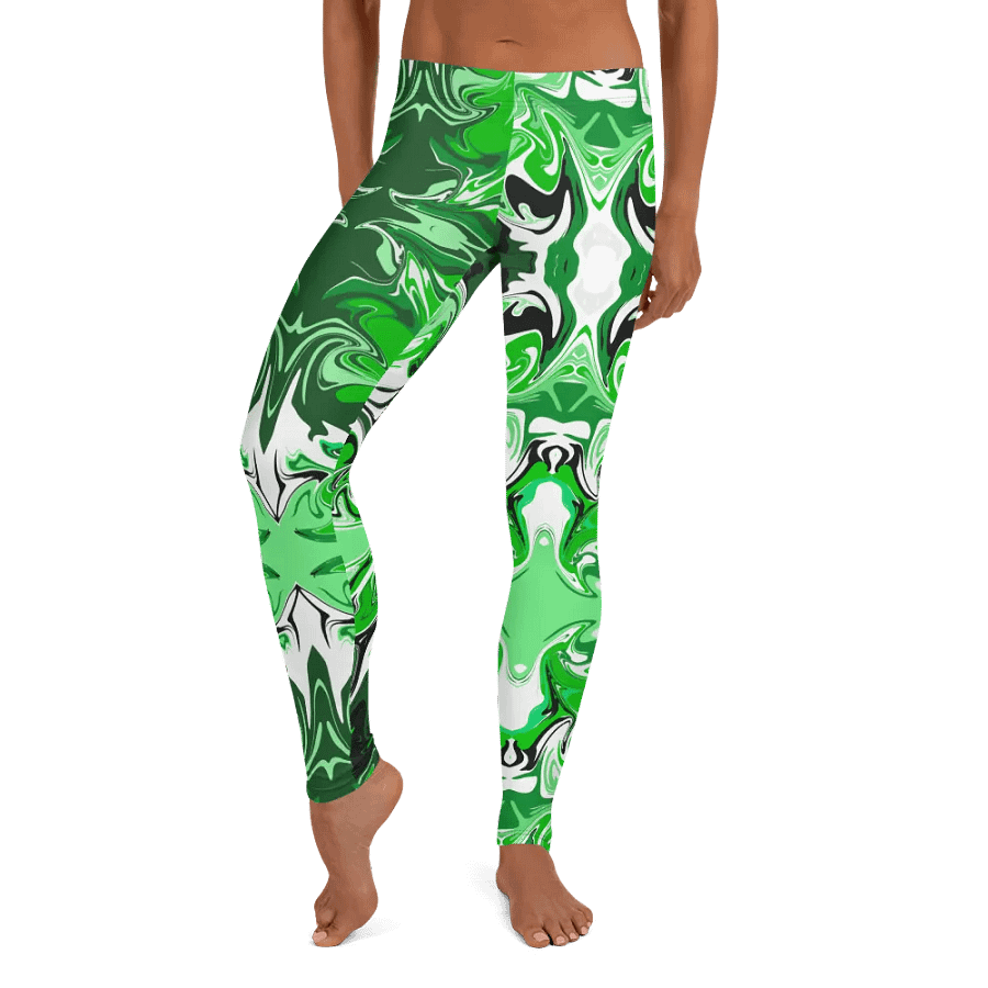 Green Swirl Leggings product image (10)