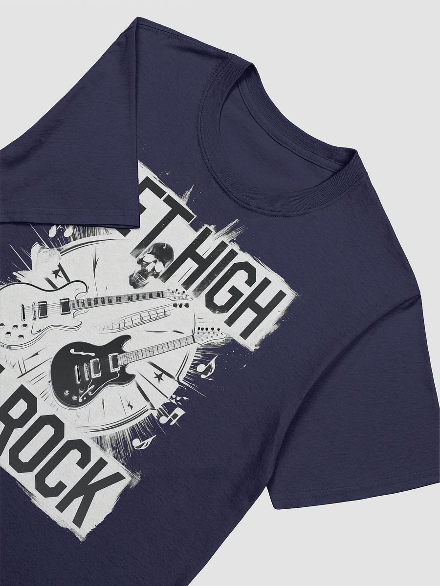 Rock Music-Inspired T-Shirt – Bold 'GET HIGH ON ROCK' Design, Unisex Fit product image (7)