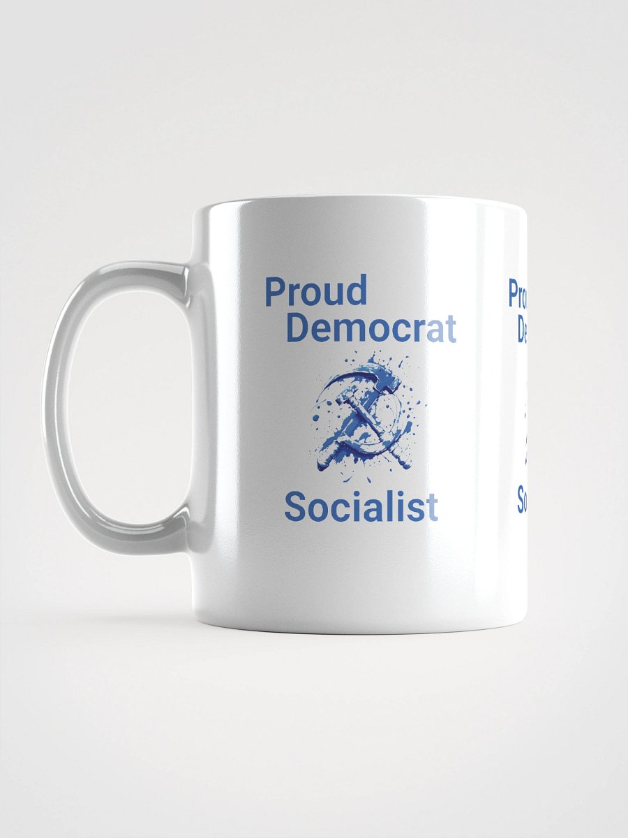 Proud Democrat Socialis mug - blue ink product image (1)