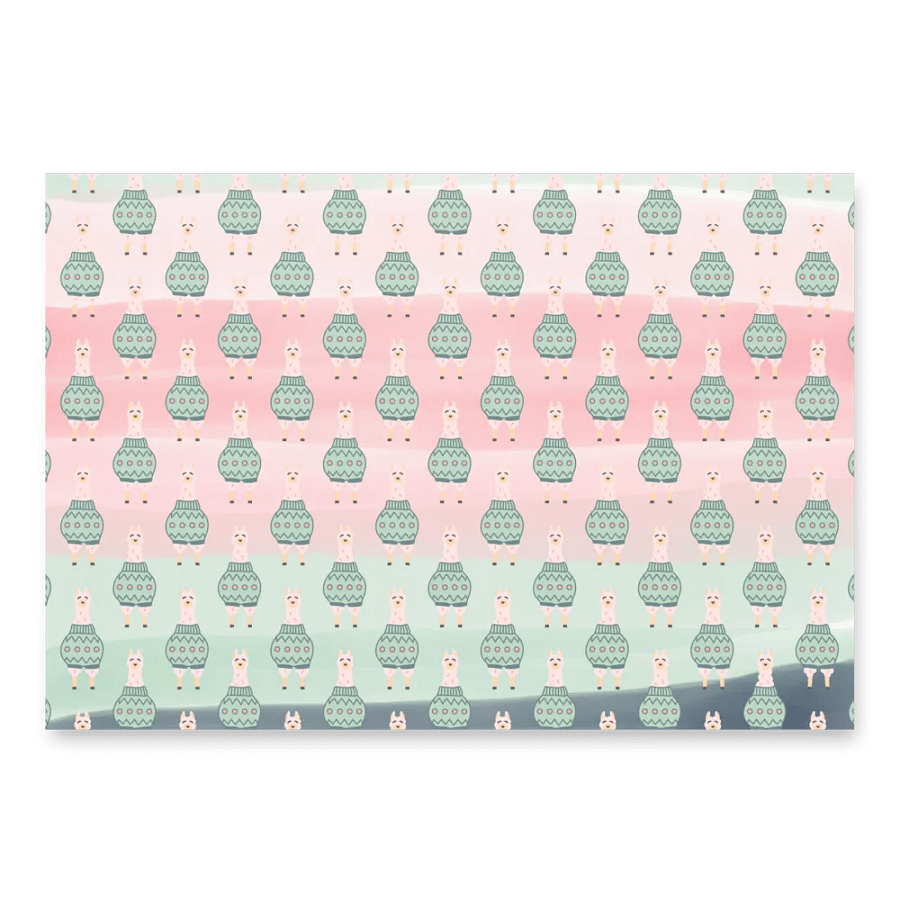 Whimsical Llama Fantasy Wrapping Paper Set product image (4)