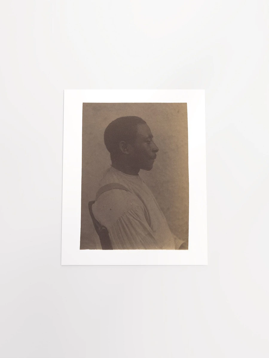 Profile of a Seated African American Man By Thomas Eakins (c. 1884) - Print product image (4)