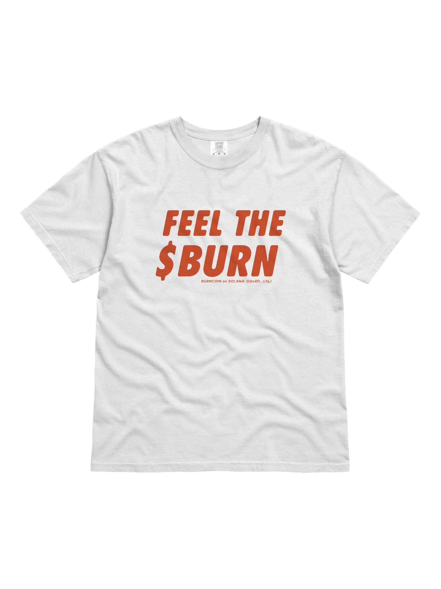 Feel The BURN T-shirt - Red on Light product image (1)