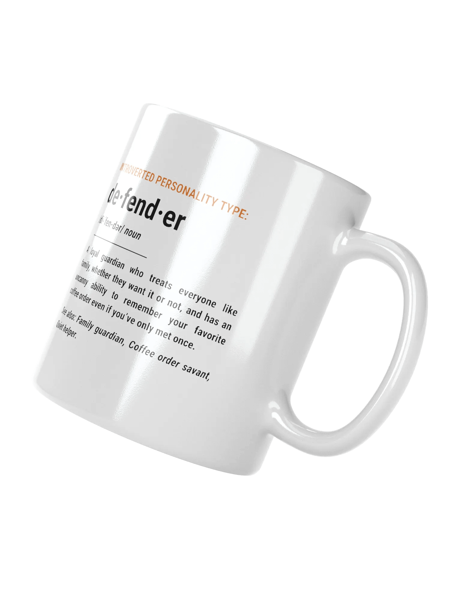 Introverted Personality Type: Defender Mug product image (3)