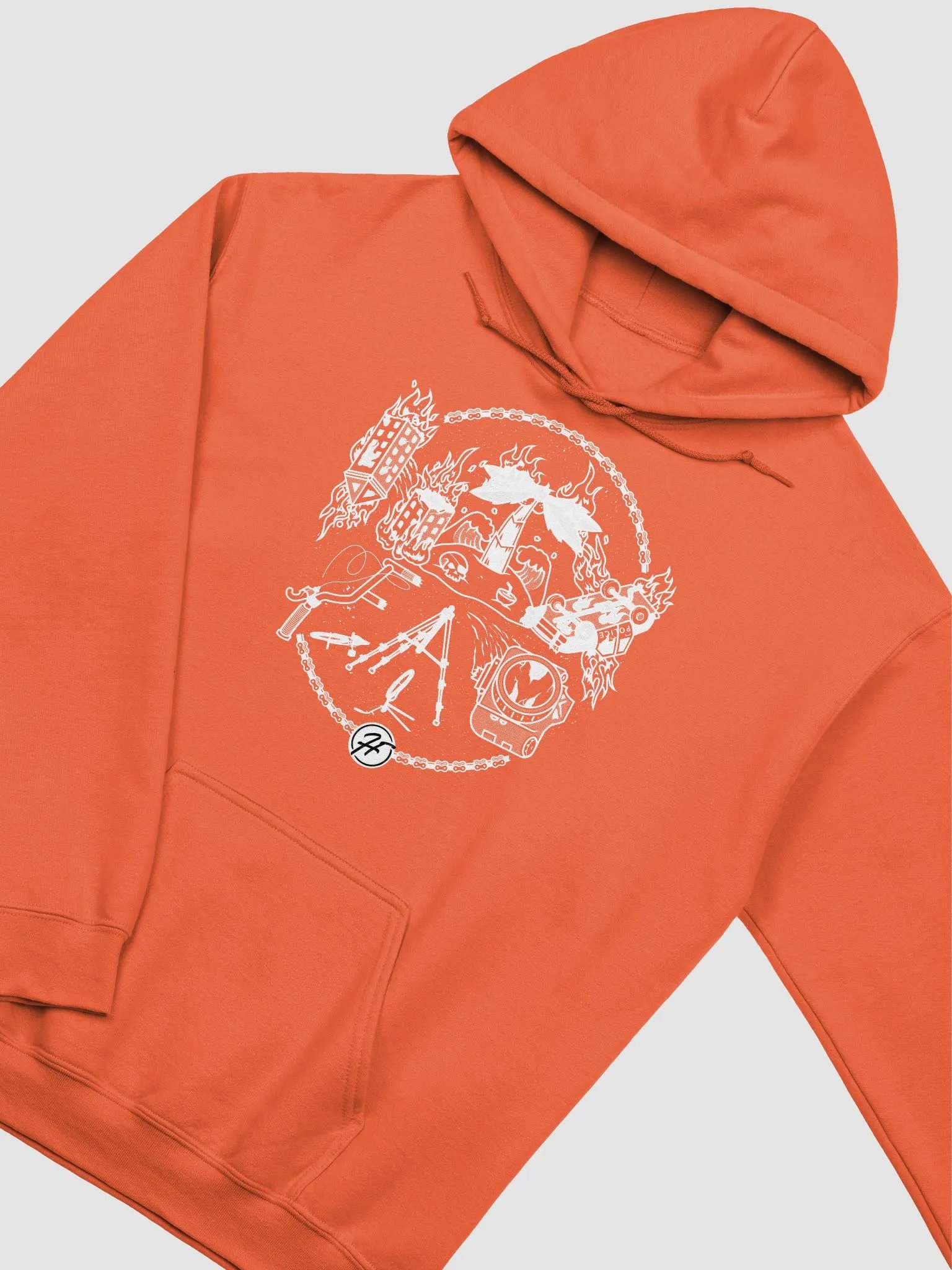 Destroy Hoodie Safety Orange (70x Entries) product image (2)