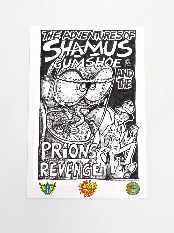 Shamus Gumshoe & the Prion War POSTER! product image (2)