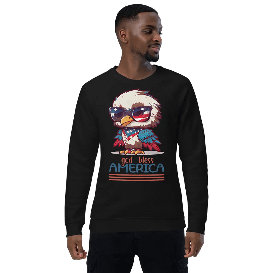 Eco Warrior Eagle Raglan Sweatshirt product image (1)