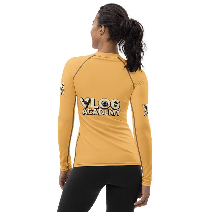 Vlog Academy All-Over Print Women's Rash Guard product image (2)