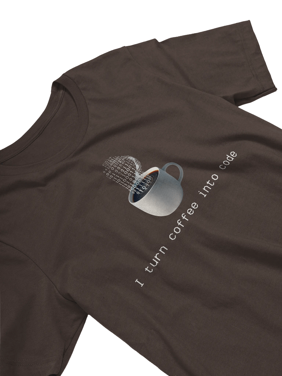 "I turn coffee into Code" T-Shirt product image (32)