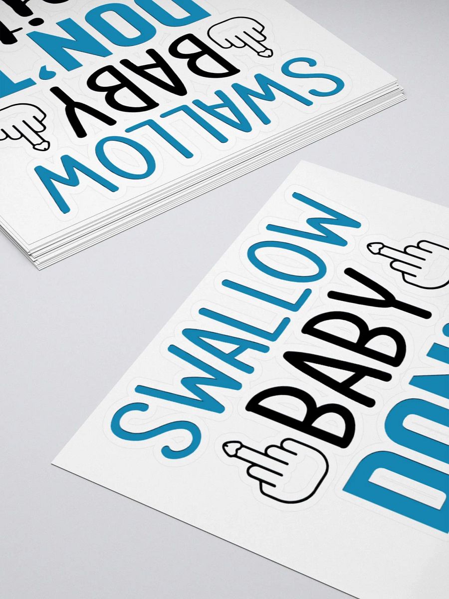 SWALLOW DONT SPIT BLUE product image (10)