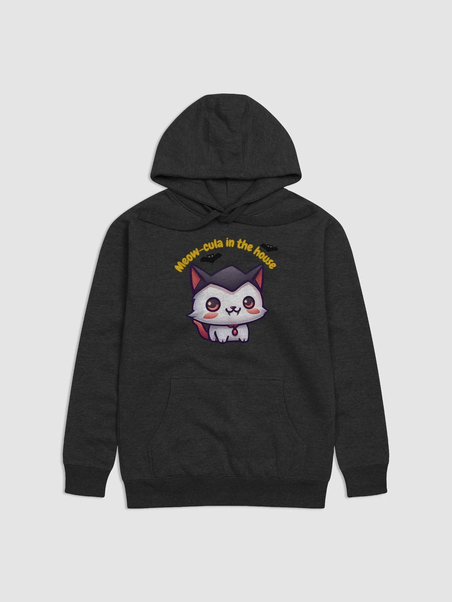 Meow-cula Vampire Cat Premium Hoodie product image (1)