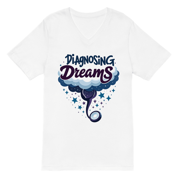 Dreamy Diagnosis Stethoscope V-Neck Tee product image (2)