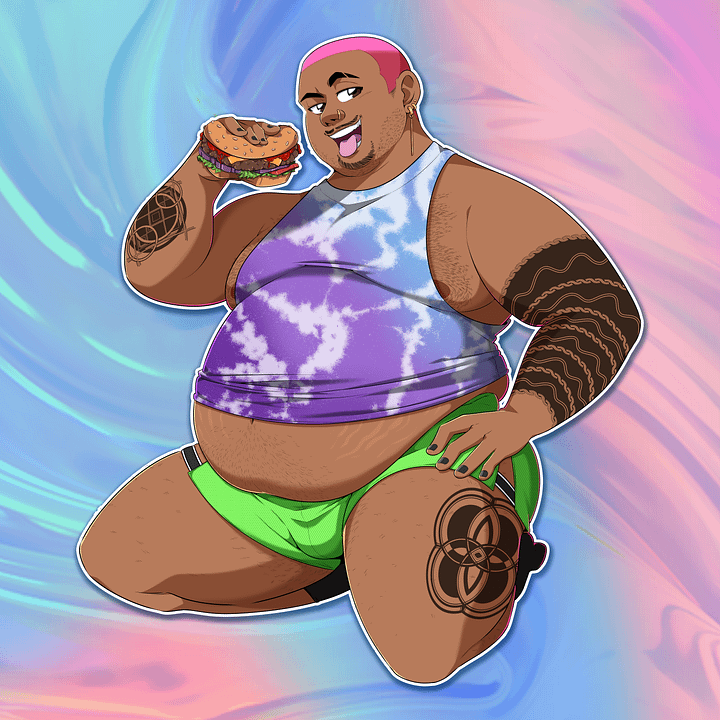 Burger Boy Print product image (1)