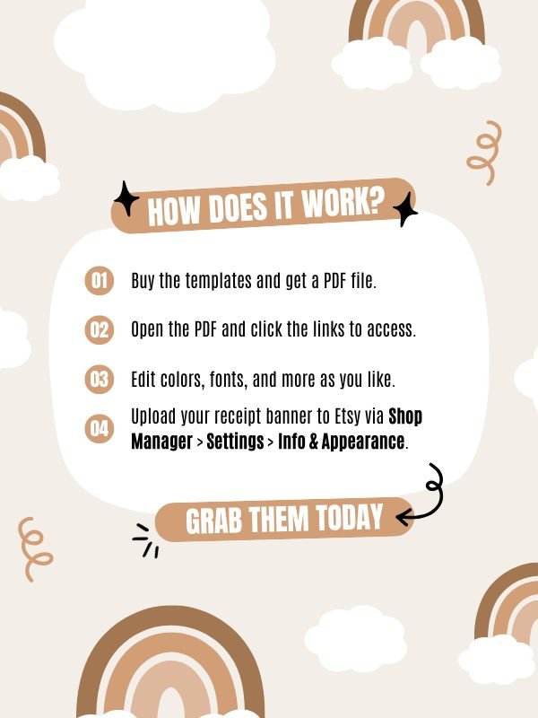MRR/PLR Etsy Order Receipt Banner Template product image (7)
