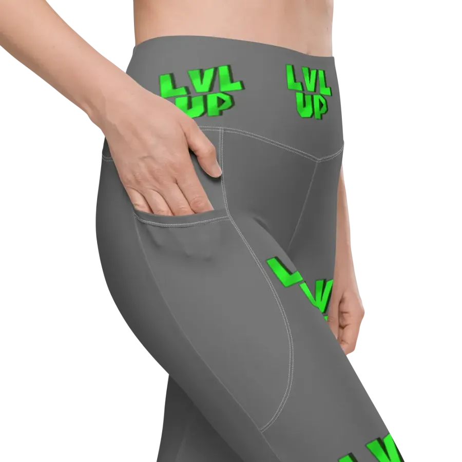 LVL UP Grey Yoga Pants product image (3)