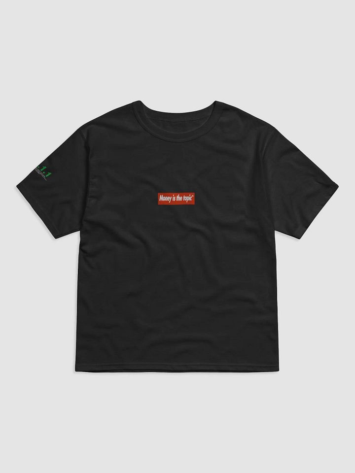 MONEY IS THE TOPIC™ BOXED LOGO RELAXED FIT TEE UNISEX 2.0 product image (2)