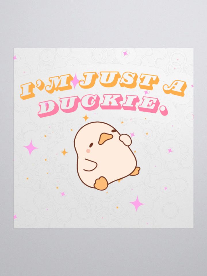 I'm Just A Duckie Stickers product image (3)