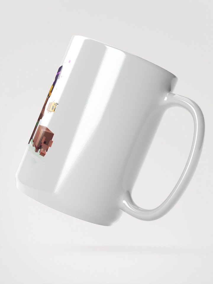 Minecraft White Glossy Mug product image (2)