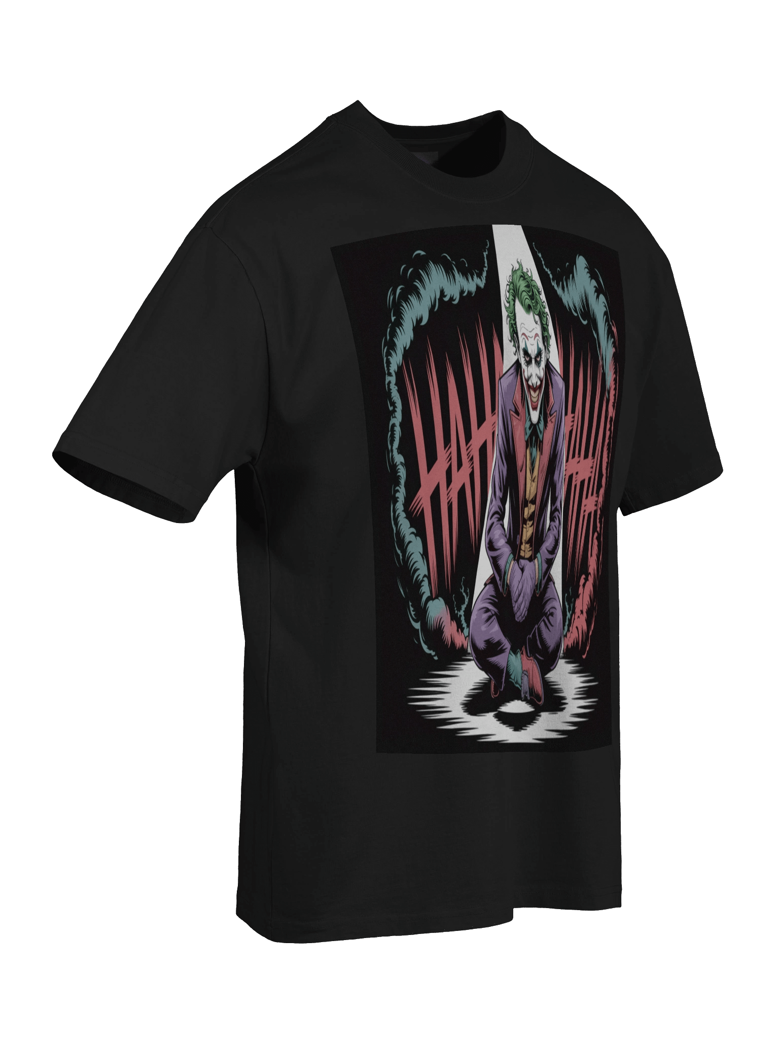 Joker 'HAHAHA' Meditative Mania Oversized Faded T-Shirt product image (8)