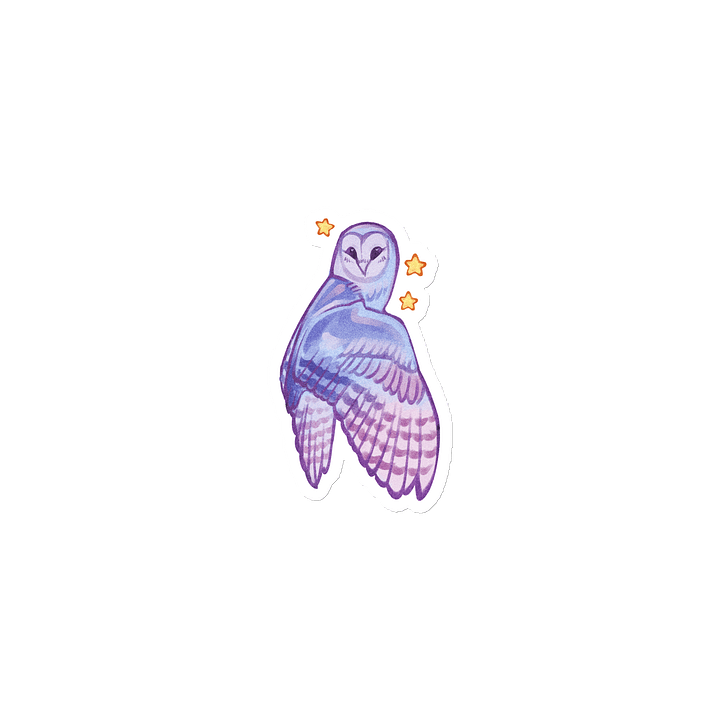 Star owl | Die-cut magnet product image (1)