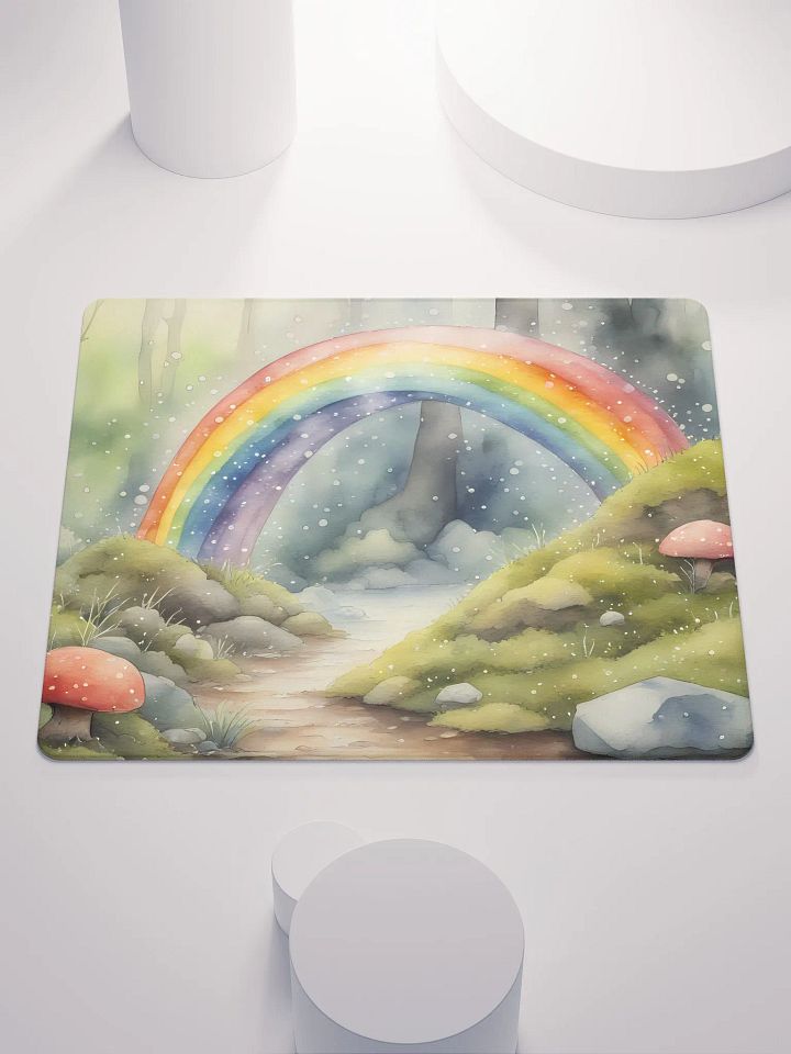 Fairytale Rainbow with Agaric and Moss, Gaming Mouse Pad, 2 Sizes product image (1)
