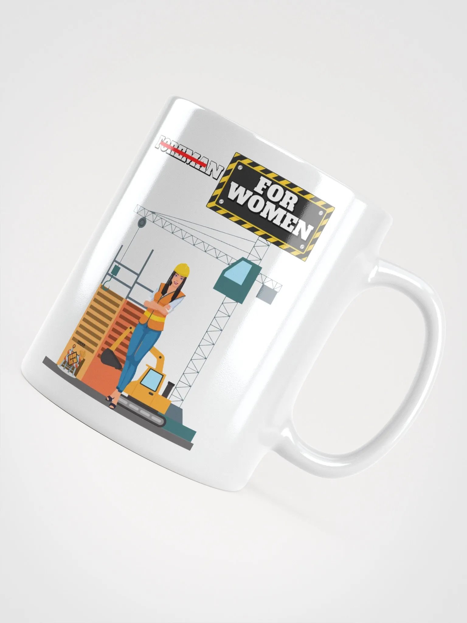 For Women Construction White Mug product image (9)