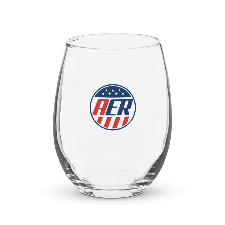 AER Circle Logo Stemless Wine Glass product image (1)