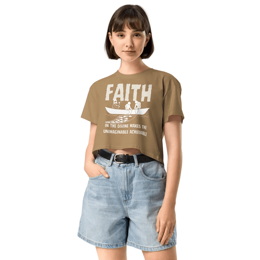 Faith in the Devine Women's Premium Crop Top product image (4)