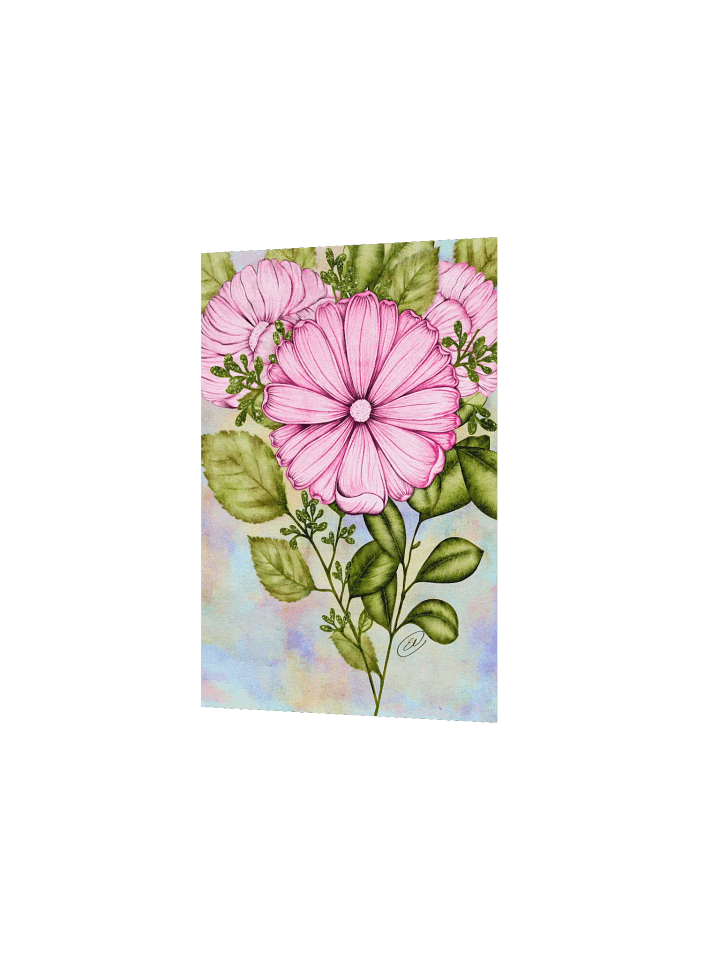 Pastel Petals Matte Poster product image (6)