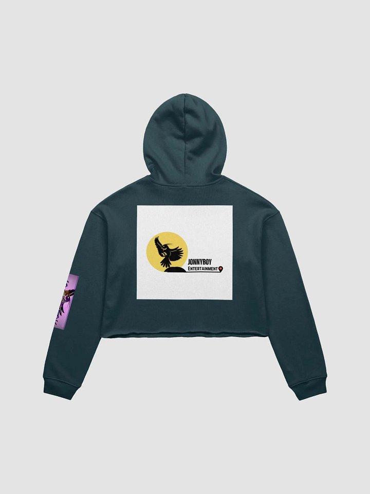 Reflective Wings Crop Hoodie product image (13)