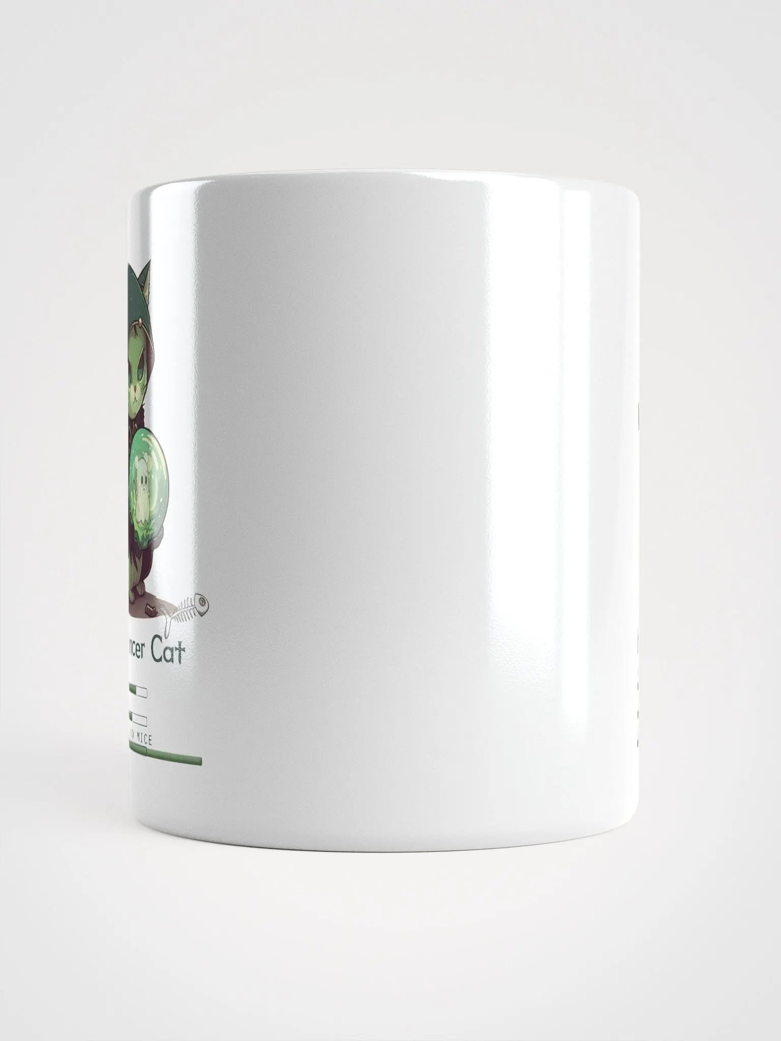 RPG Necromancer Cat white ceramic mug 11oz 15oz 20oz for gamers and cat lovers product image (14)