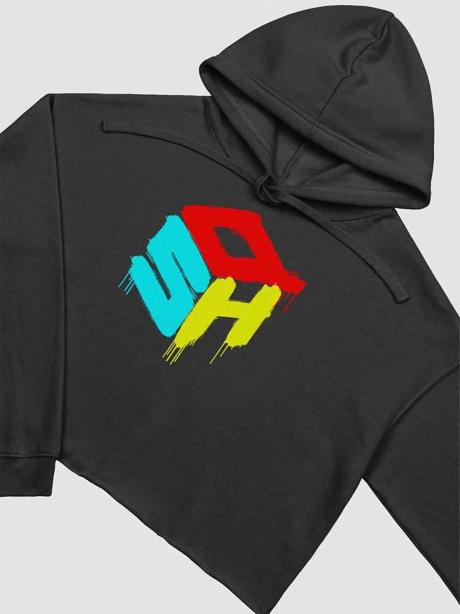 QSH PAINT LOGO WOMENS CROP HOODIE product image (8)