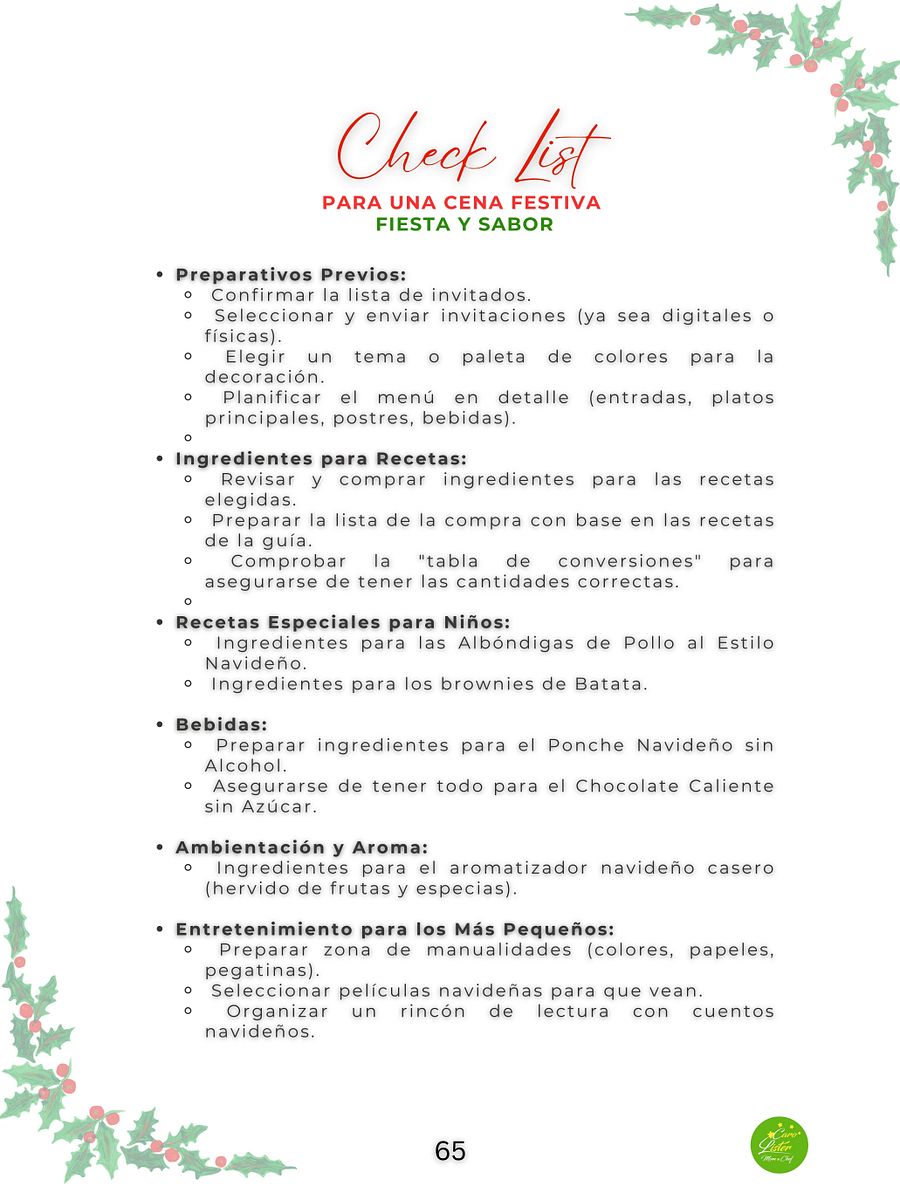 Fiesta y Sabor | Recetas y Consejos para Disfrutar Más y Preocuparte Menos en tus Cenas Festivas product image (8)