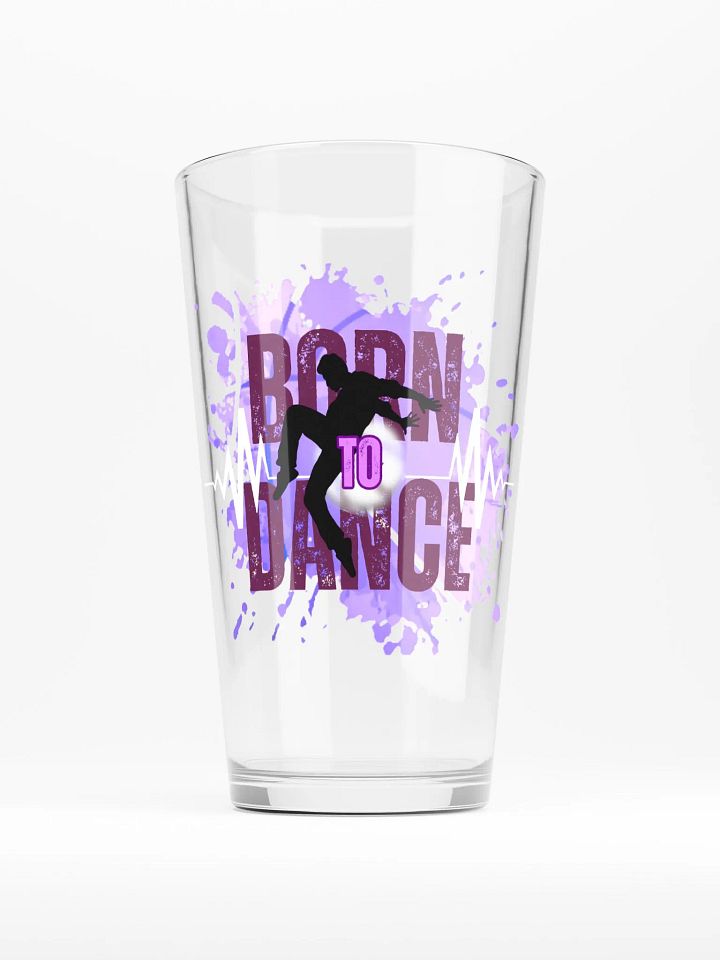 Create Greatness + Born to Dance Fusion His Silhouette Shaker Pint Glass product image (1)