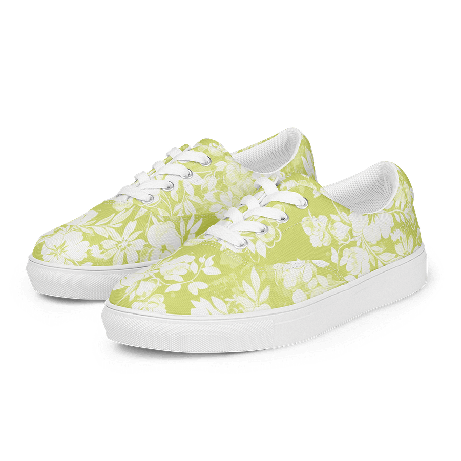 Floral Finesse Lace-Up Sneakers product image (4)