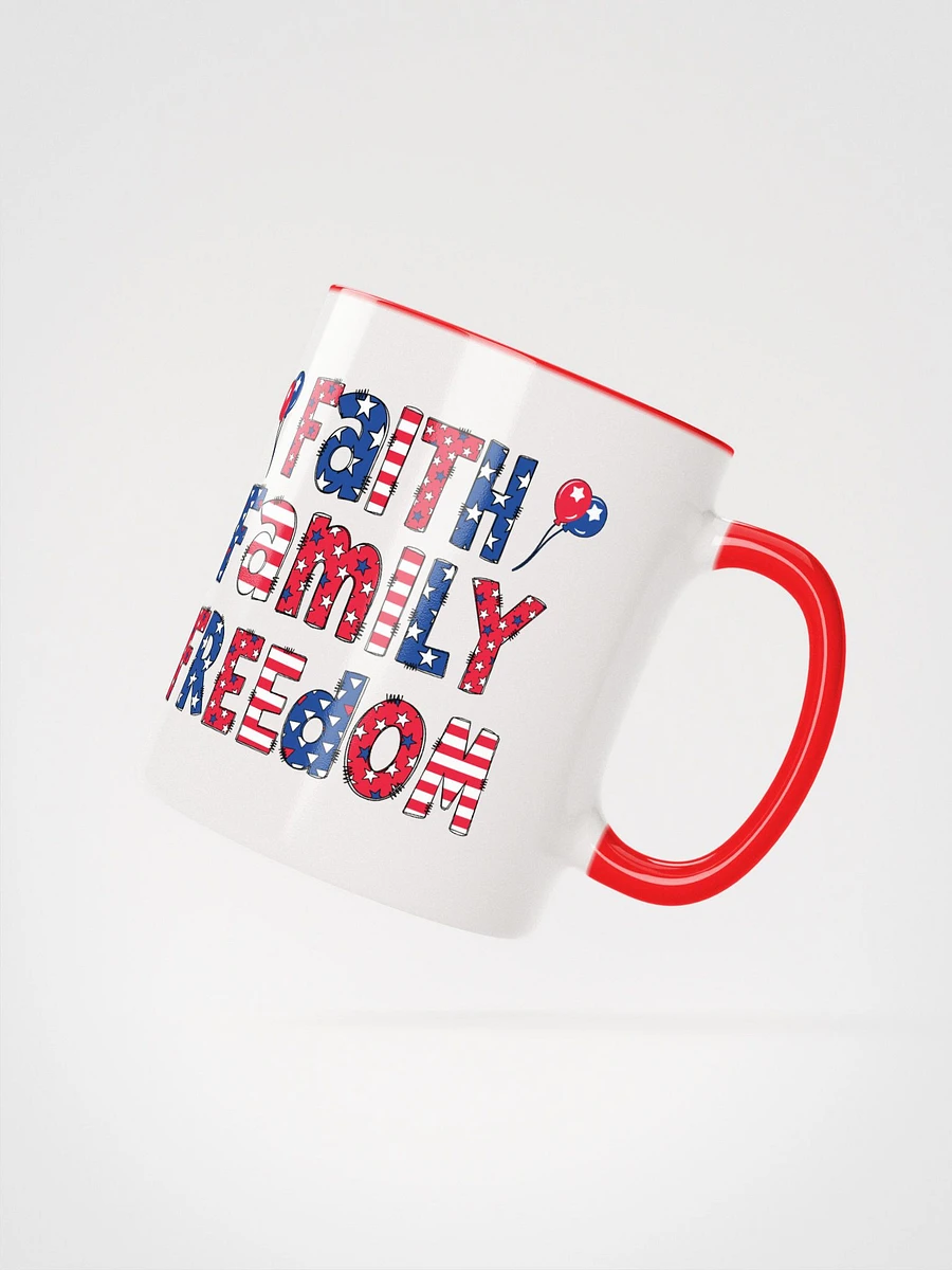 Faith, Family, Freedom Patriotic Mug product image (5)