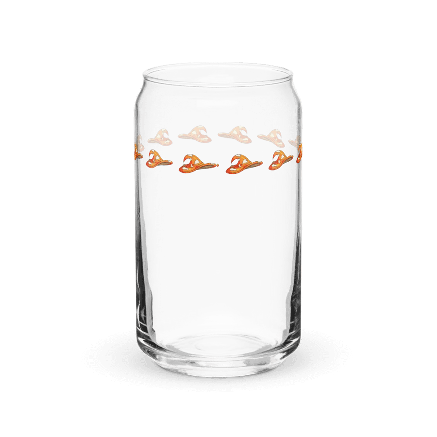 Whimsical Orange Mushroom Hat Glass product image (38)