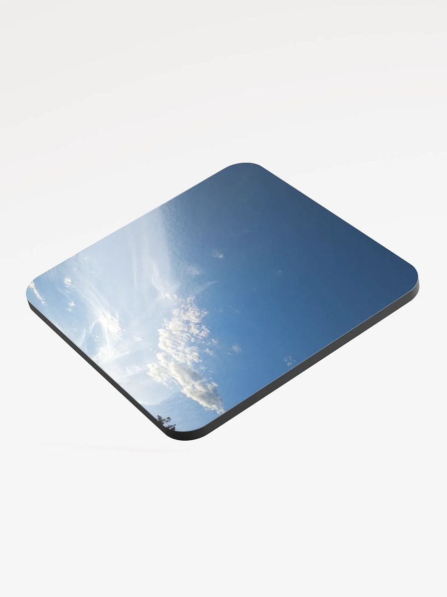 To the Clouds (Glossed Cork Coaster) product image (3)