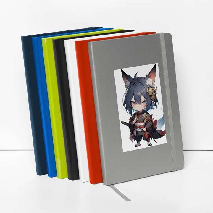 Chibi Fox Warrior Hardcover Notebook product image (2)