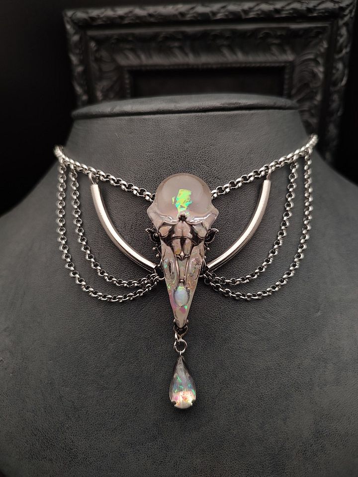 Epoxica - Ghost Corvid Collar product image (1)