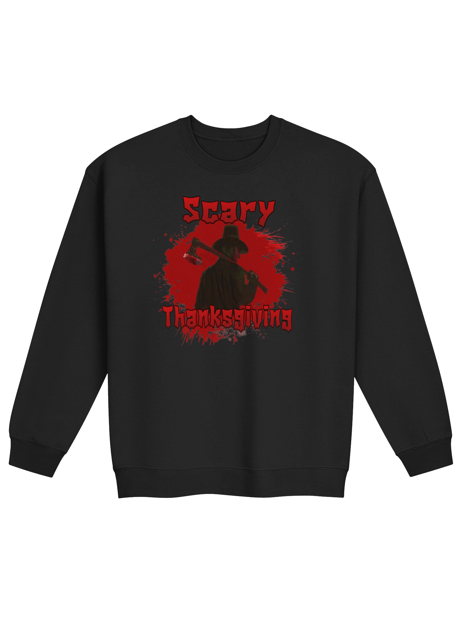Scary Thanksgiving Axe Crewneck product image (3)