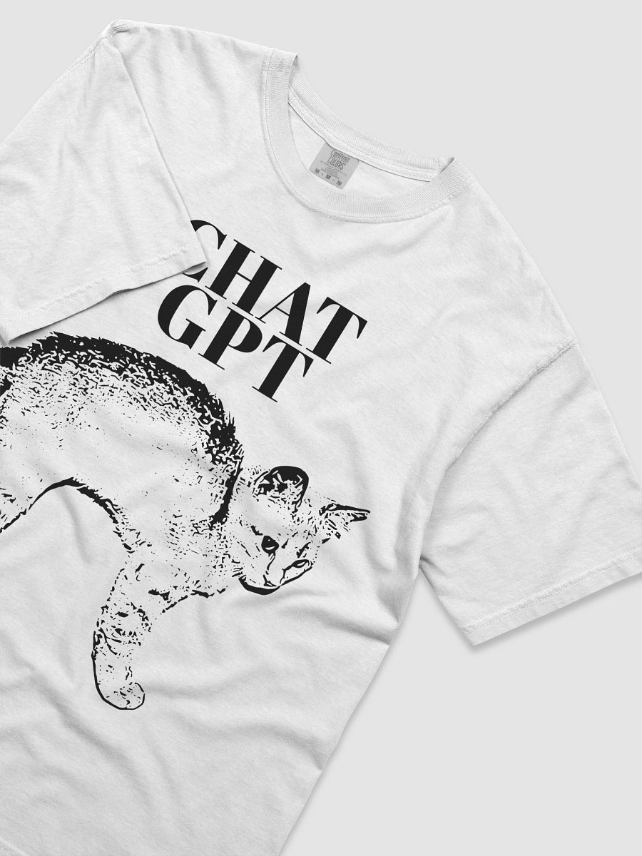 B&W CHAT GPT : Heavyweight Cotton T-Shirt product image (3)