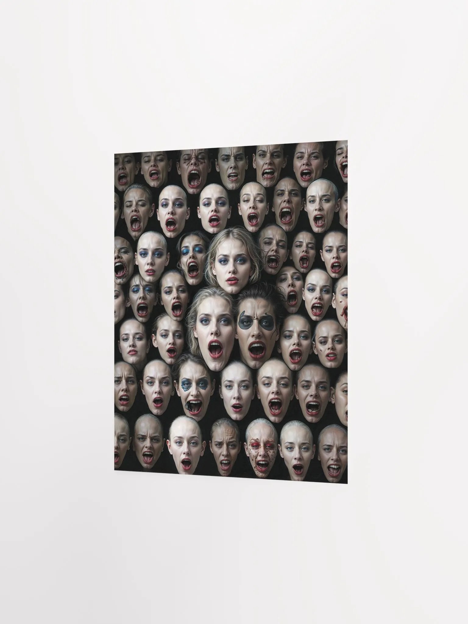 Screaming Faces Matte Poster product image (20)