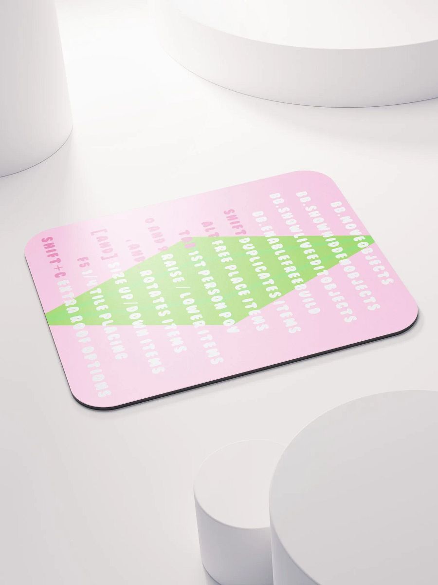 Pink Cheat Sheet Mouse Pad product image (4)